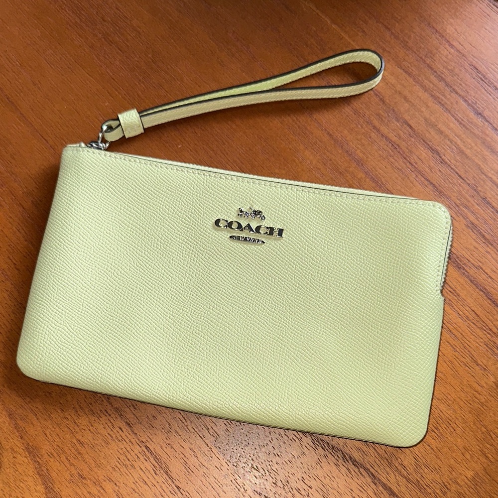 Coach Wristlet with Strap